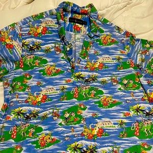 This is a Ralph Lauren casual dress shirt that was only worn once. Hawaiian Polo